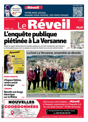 Cover of Le Reveil du Vivarais – edition Pilat