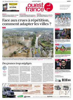 Cover of Ouest France (Auray)