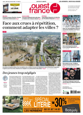 Cover of Ouest France (Les Herbiers / Montaigu)