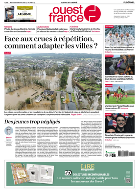 Cover of Ouest France (Ploermel)