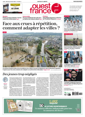 Cover of Ouest France (Pornic / Pays de Retz)