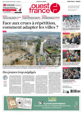 Cover of Ouest France (Saint-Malo)