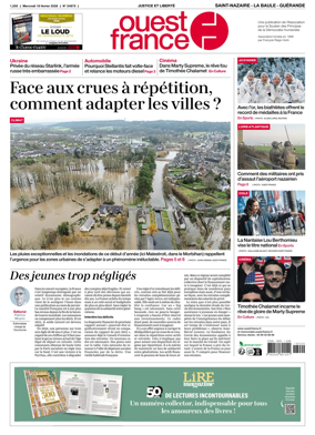 Cover of Ouest France (Saint-Nazaire La Baule Guerande)