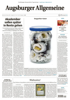 Cover of Augsburger Allgemeine (Ausgabe Stadt)