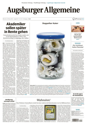 Cover of Augsburger Allgemeine (Land West)