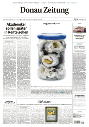 Cover of Donau Zeitung