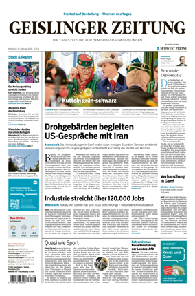 Cover of Geislinger Zeitung