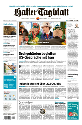 Cover of Haller Tagblatt
