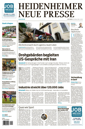 Cover of Heidenheimer Neue Presse