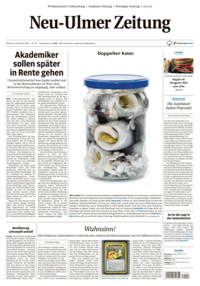 Cover of Neu-Ulmer Zeitung