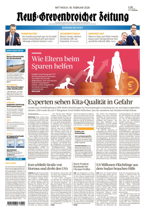Cover of Neuss-Grevenbroicher Zeitung Neuss