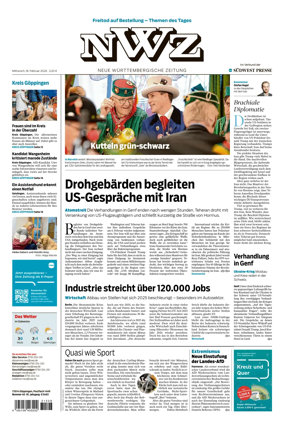 Cover of NWZ – Neue Wurttembergische Zeitung