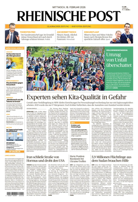 Cover of Rheinische Post - Monchengladbach and Korschenbroich