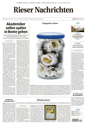 Cover of Rieser Nachrichten