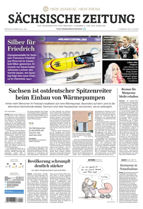 Cover of Sachsische Zeitung (Meissen Radebeul und das Elbland)