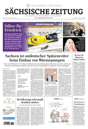 Cover of Sachsische Zeitung (Rodertal)