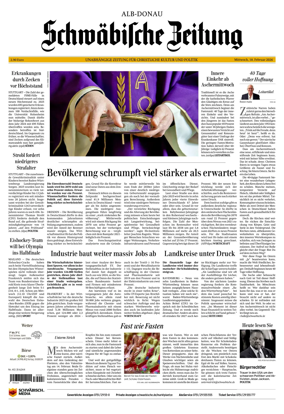 Cover of Schwabische Zeitung (Alb-Donau)