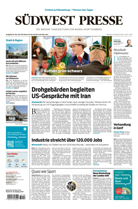 Cover of Sudwest Presse