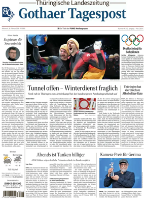 Cover of Thuringische Landeszeitung (Gotha)