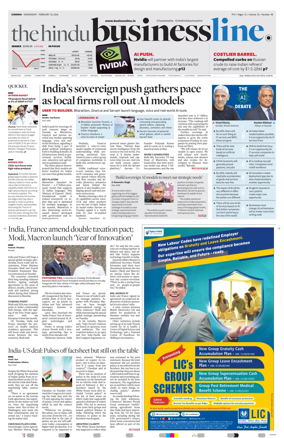 Cover of BusinessLine (Chennai)
