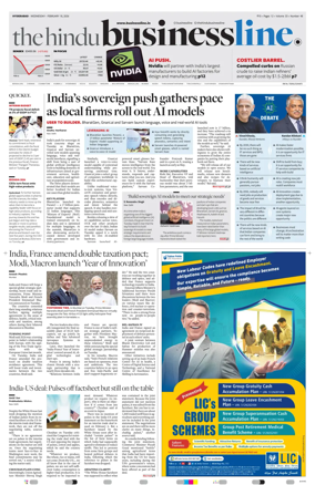 Cover of BusinessLine (Hyderabad)