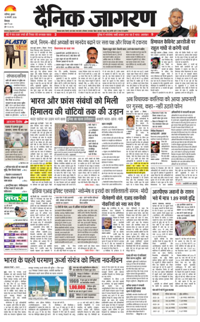 Cover of Dainik Jagran - Shimla