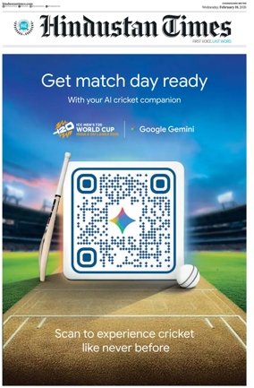 Cover of Hindustan Times (Amritsar)