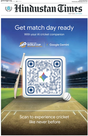 Cover of Hindustan Times (Chandigarh)