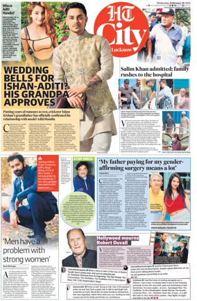 Cover of Hindustan Times (Lucknow) - Live