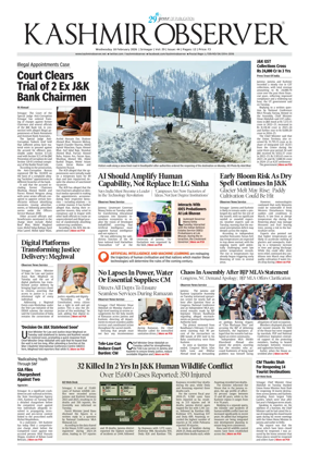 Cover of Kashmir Observer