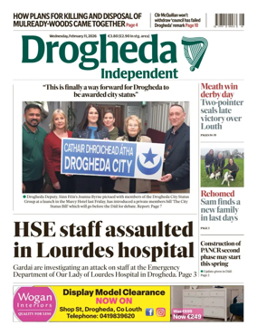 Cover of Drogheda Independent