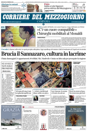 Cover of Corriere del Mezzogiorno (Campania)
