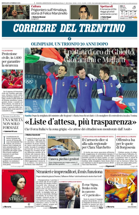 Cover of Corriere del Trentino