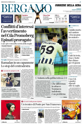 Cover of Corriere della Sera (Bergamo)