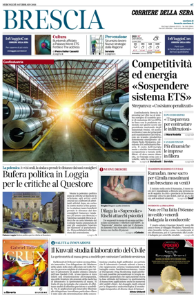 Cover of Corriere della Sera (Brescia)