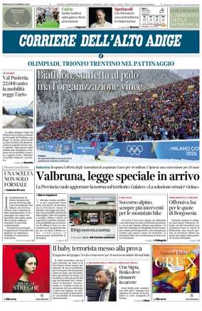 Cover of Corriere dell'Alto Adige
