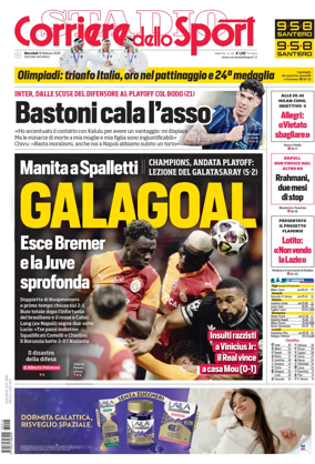 Cover of Corriere dello Sport