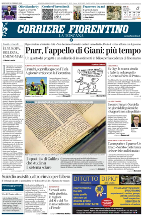 Cover of Corriere Fiorentino