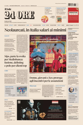 Cover of Il Sole 24 Ore