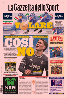 Cover of La Gazzetta dello Sport - Napoli