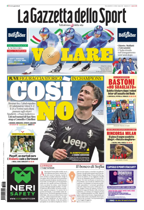 Cover of La Gazzetta dello Sport - Roma