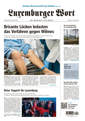 Cover of Luxemburger Wort