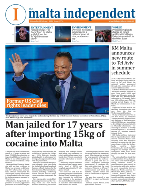 Cover of Malta Independent