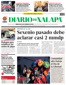 Cover of Diario de Xalapa