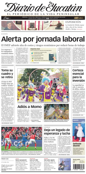 Cover of Diario de Yucatan