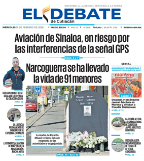 Cover of El Debate de Culiacan