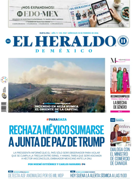 Cover of El Heraldo de Mexico