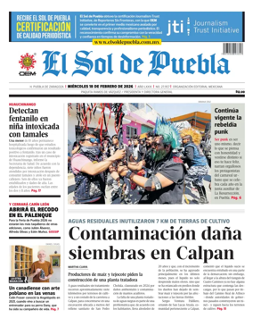 Cover of El Sol de Puebla