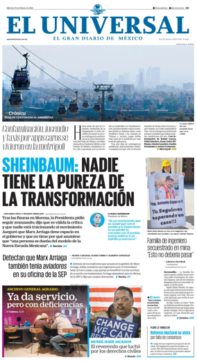 Cover of El Universal