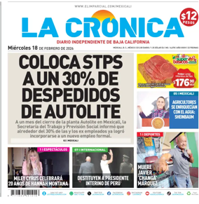 Cover of La Cronica